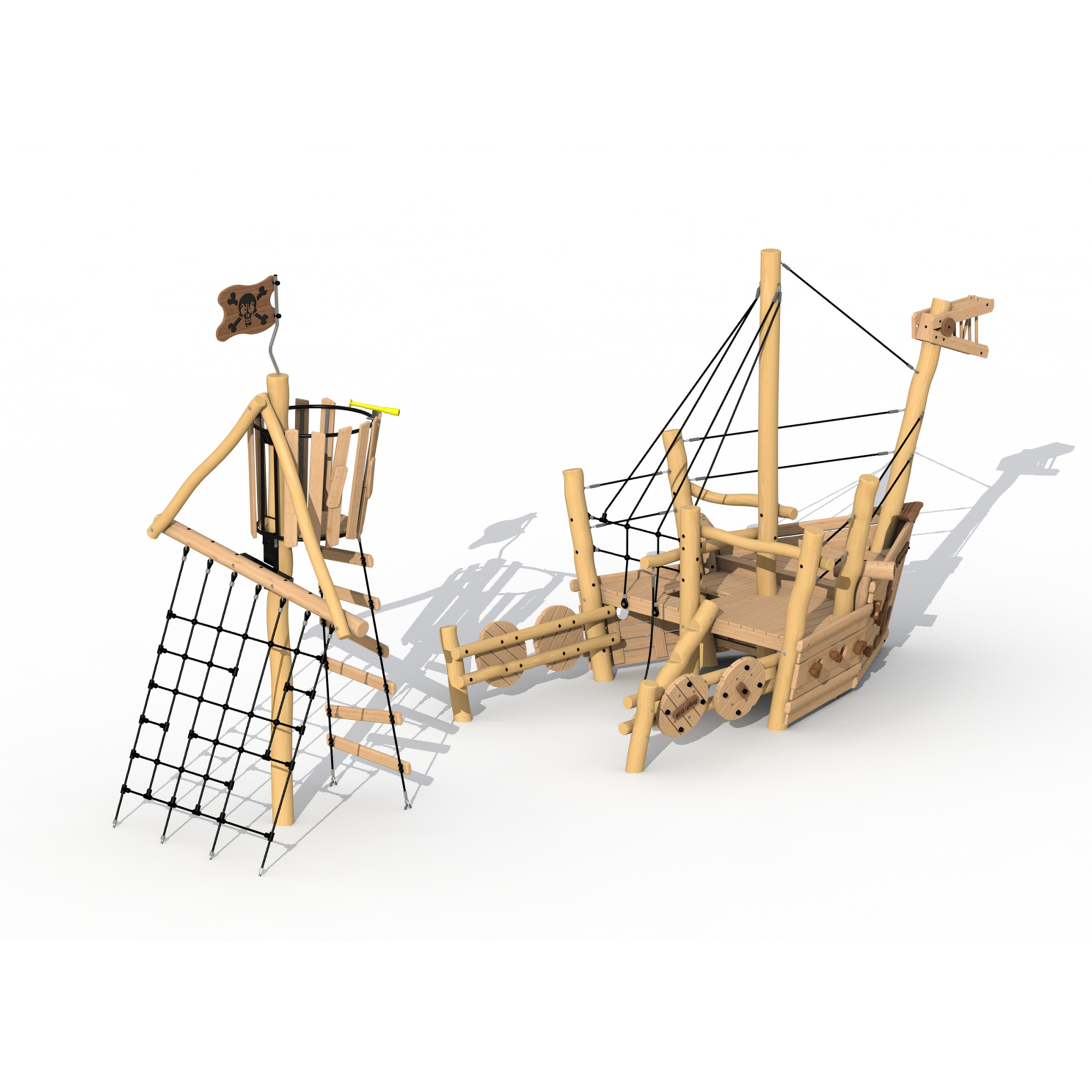 Robinie Piratenschiff Albatros - Ausguckturm