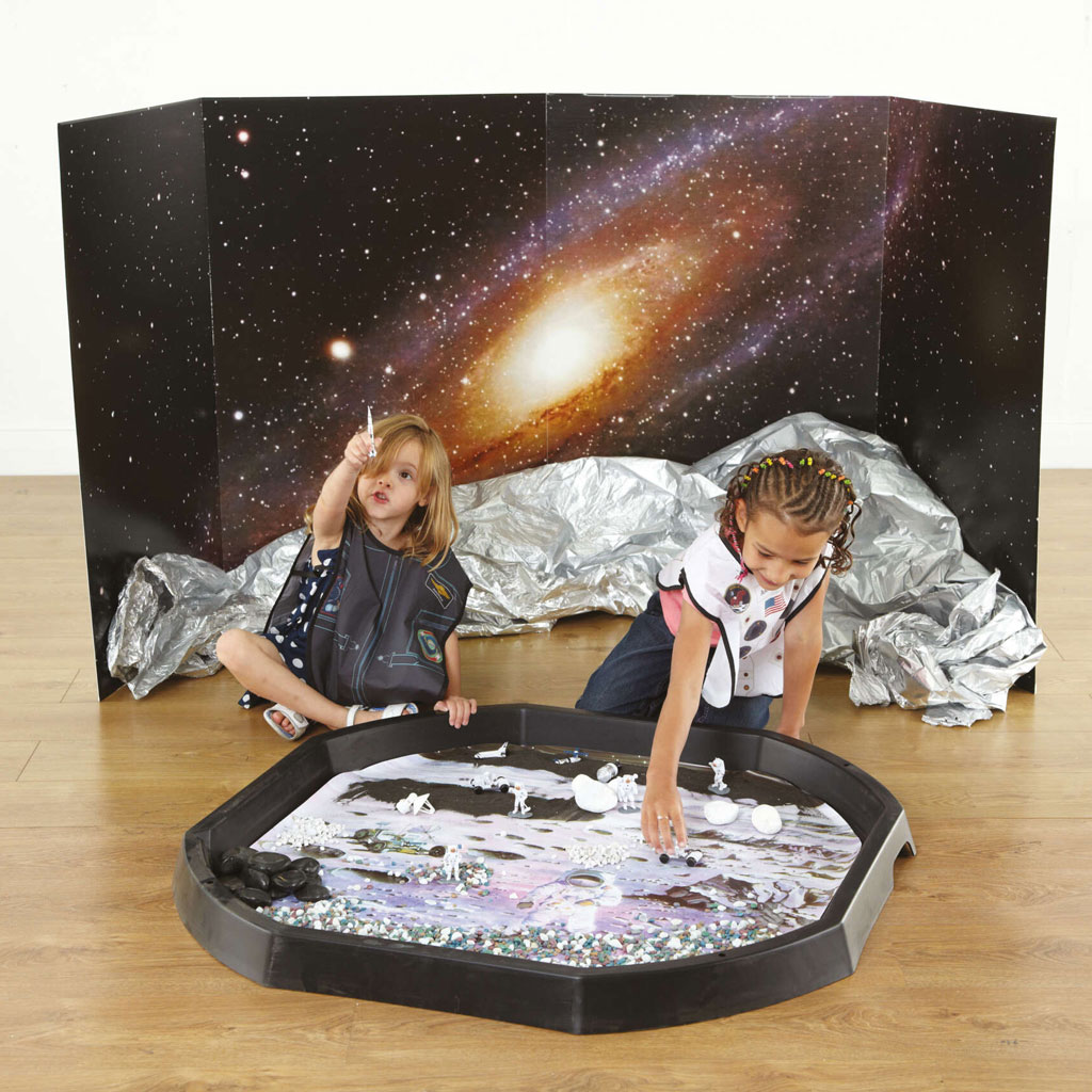 Entdecker- u. Experimentier-Tisch / Mondforscher Einlegematte