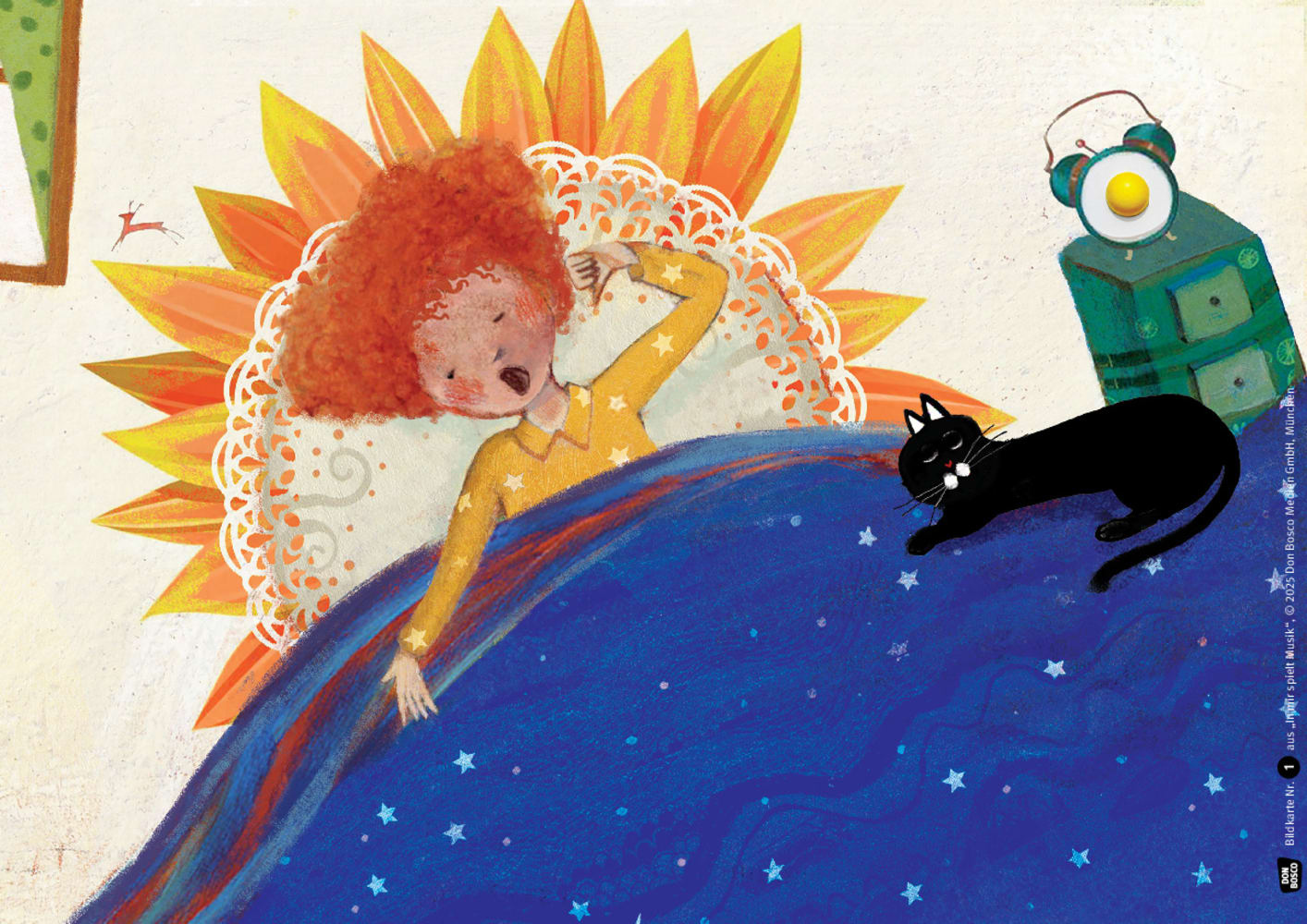 In mir spielt Musik. Eine Aufwachgeschichte. Kamishibai Bildkartenset