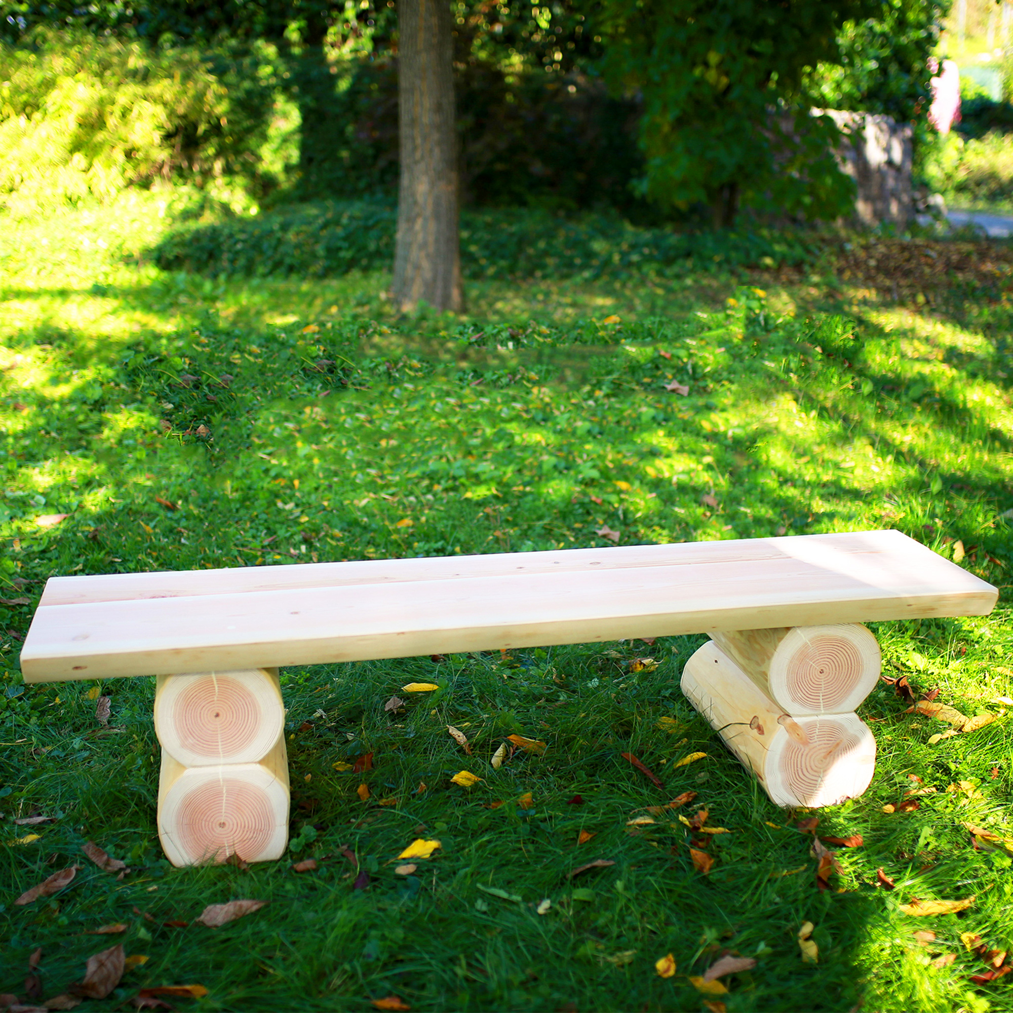 Erwachsenen Bank 200 cm ohne Lehne Rustica