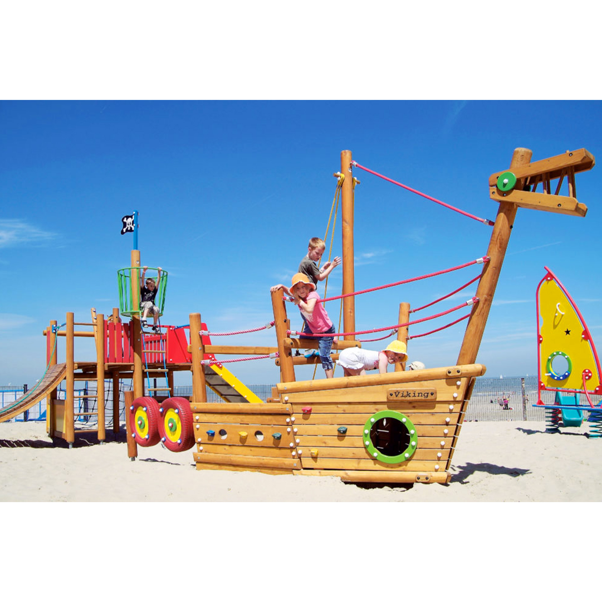 Wikingerschiff Bug + Heck