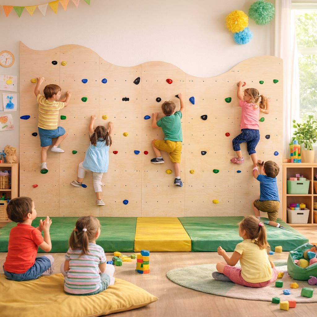 Kita Kletterwand ?Welle Natur, 6-tlg."