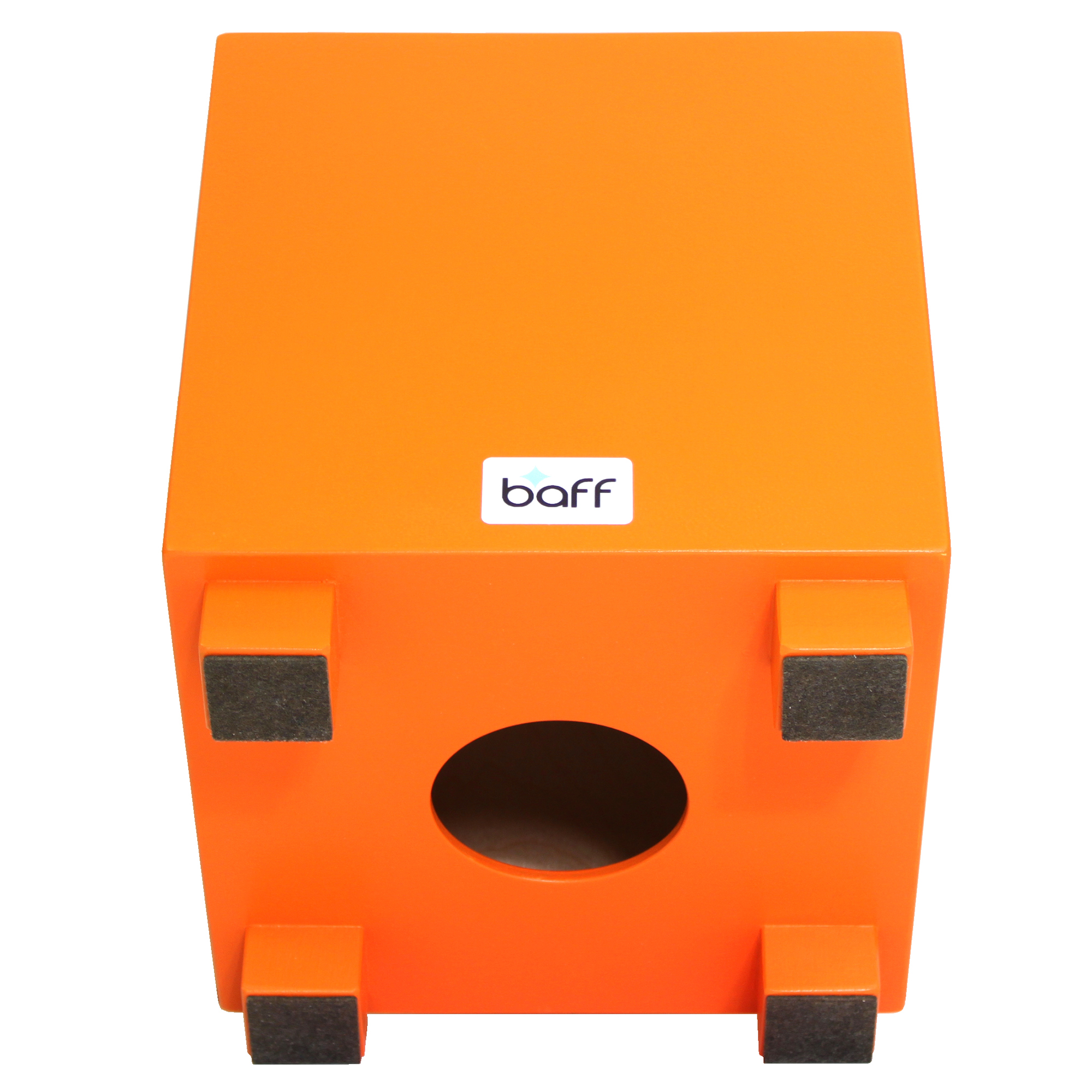 Kinder-Cajón Sitzhöhe 30 cm orange