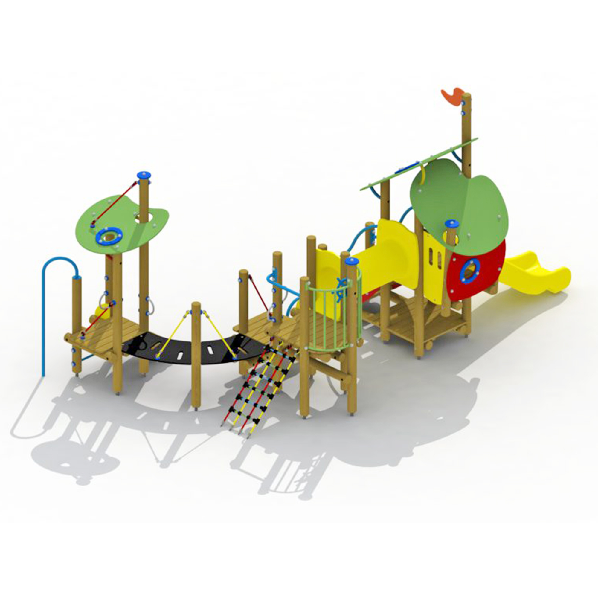 Merlin der Zauberer mit Kunststoffrutsche