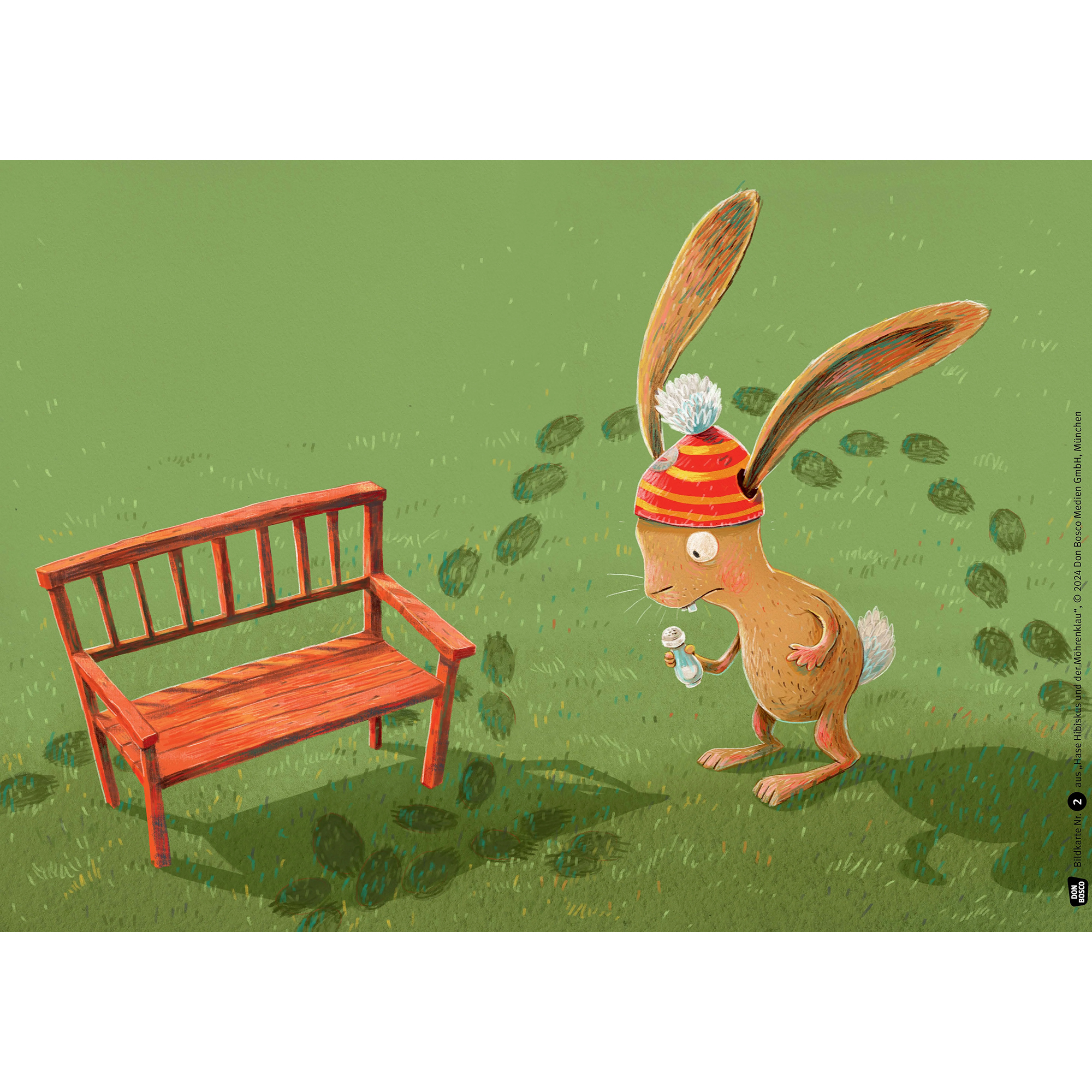 Hase Hibiskus und der Möhrenklau. Kamishibai Bildkartenset