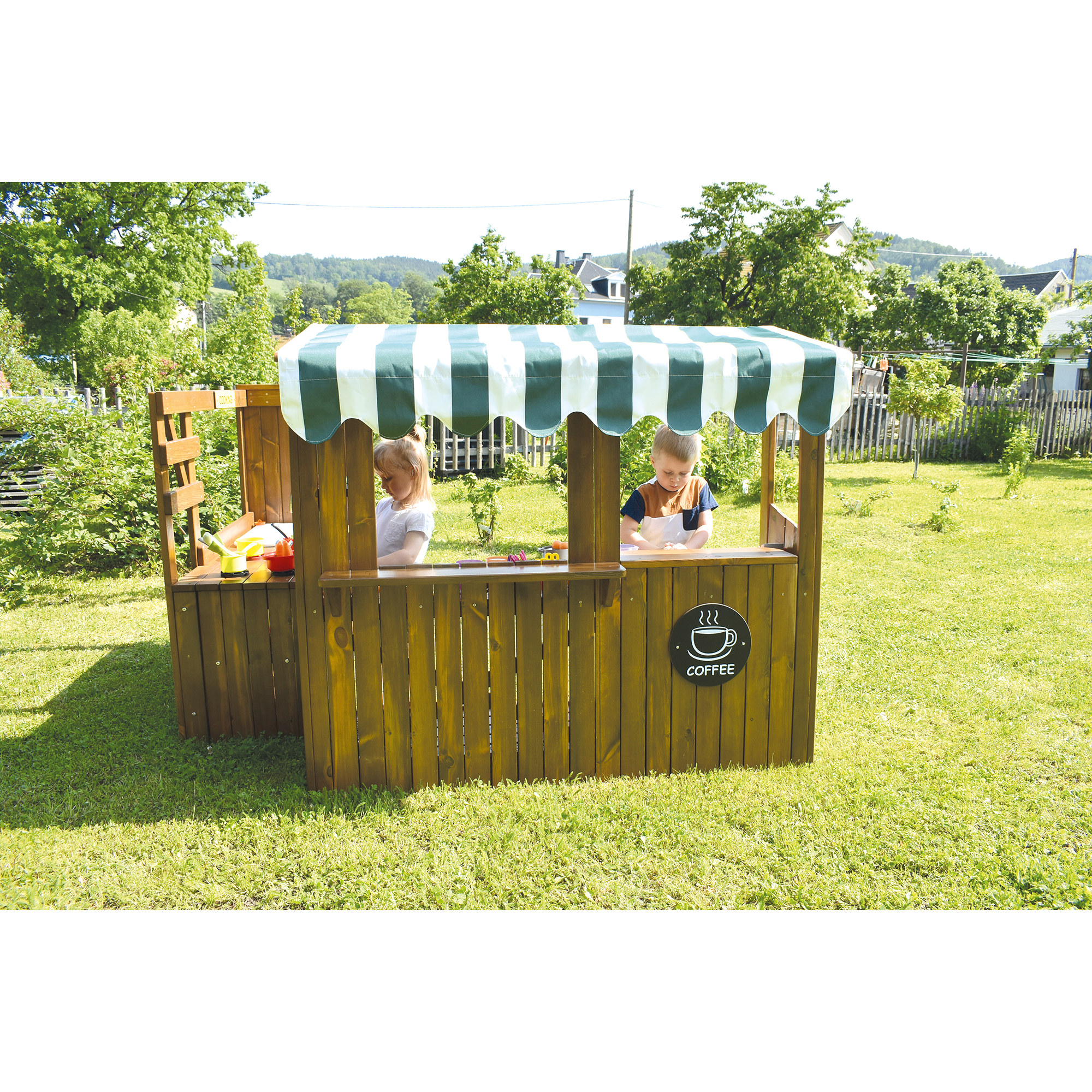 Outdoor-Snack Bar + Outdoor Spielküche mit Pumpe