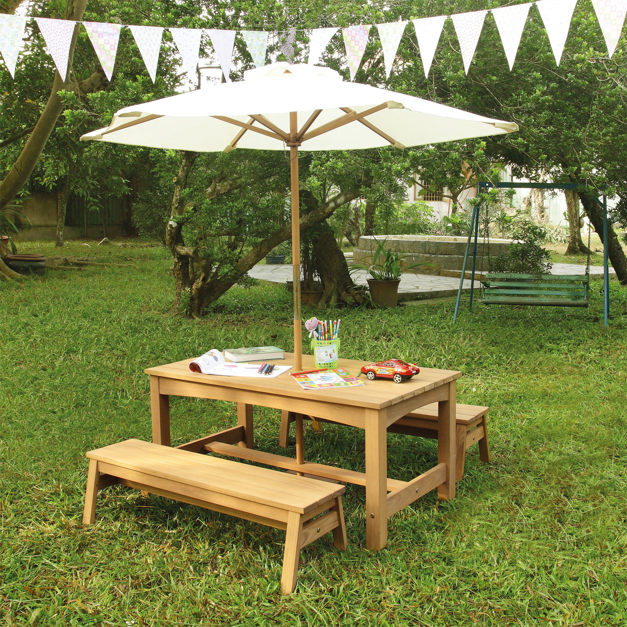 Kindergarten-Bank Varia - 2er Set