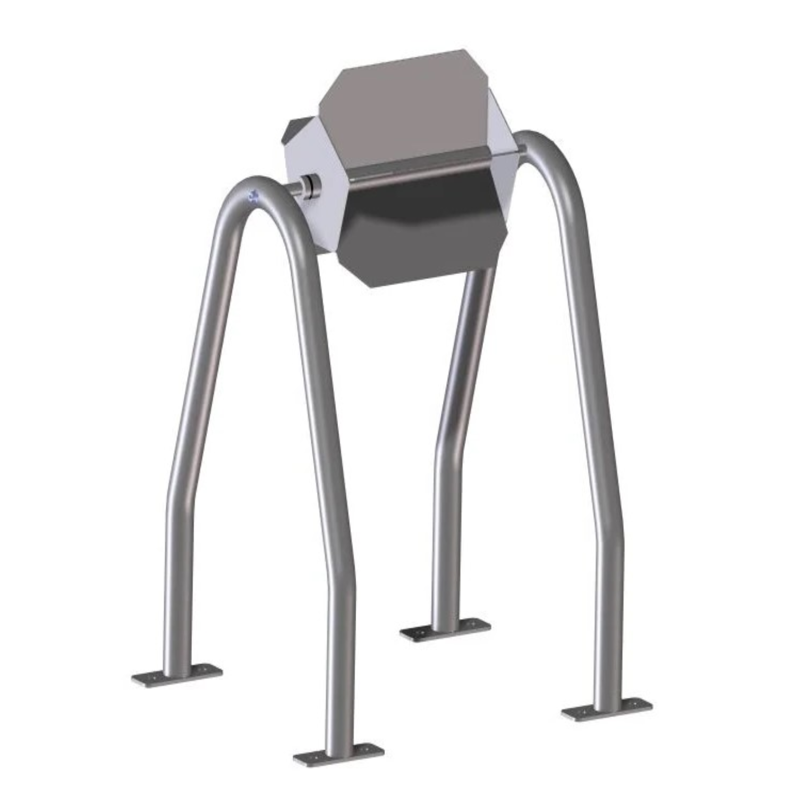 Wasserspiel-Wasserrad mit Flügeln