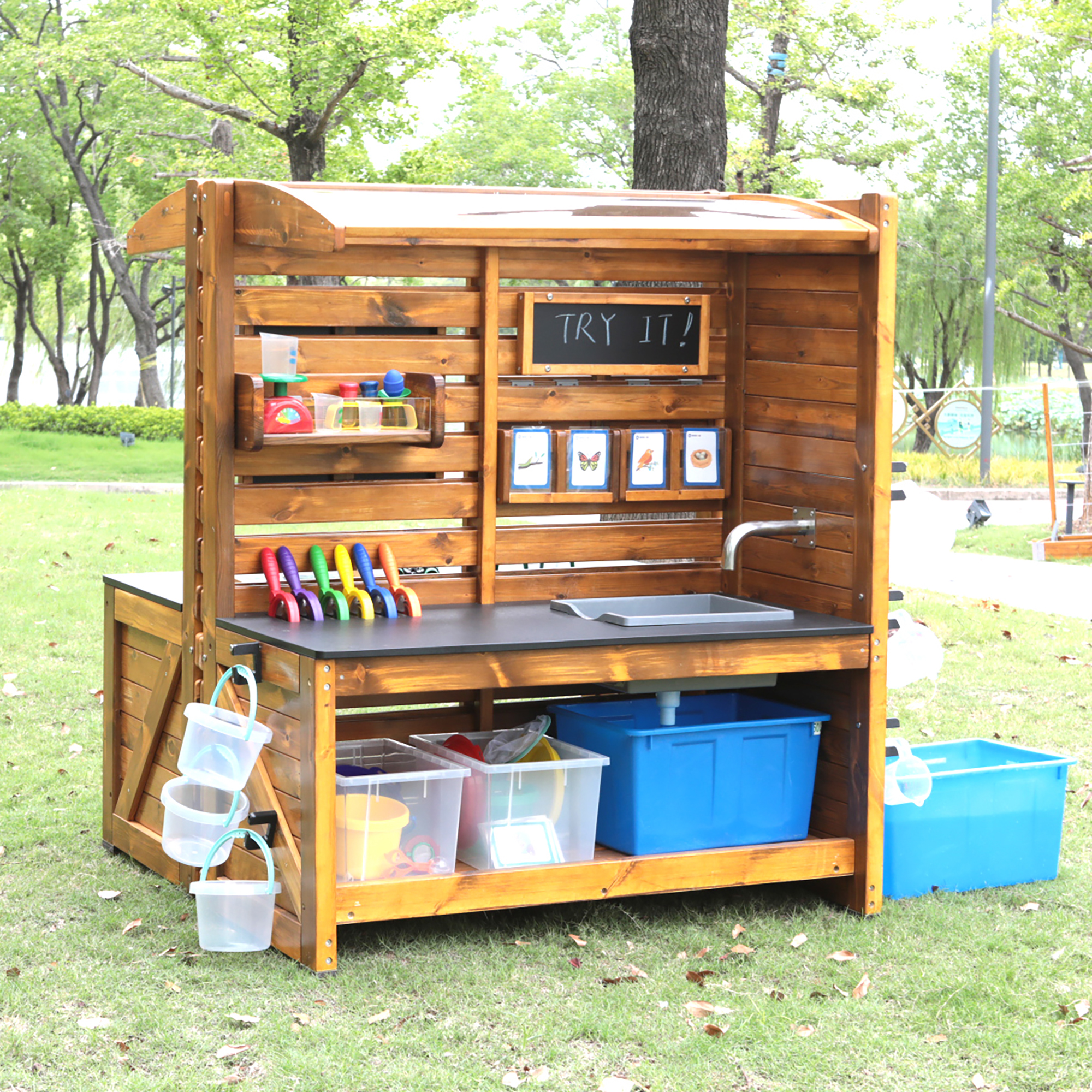 Outdoor-Experimentierstation