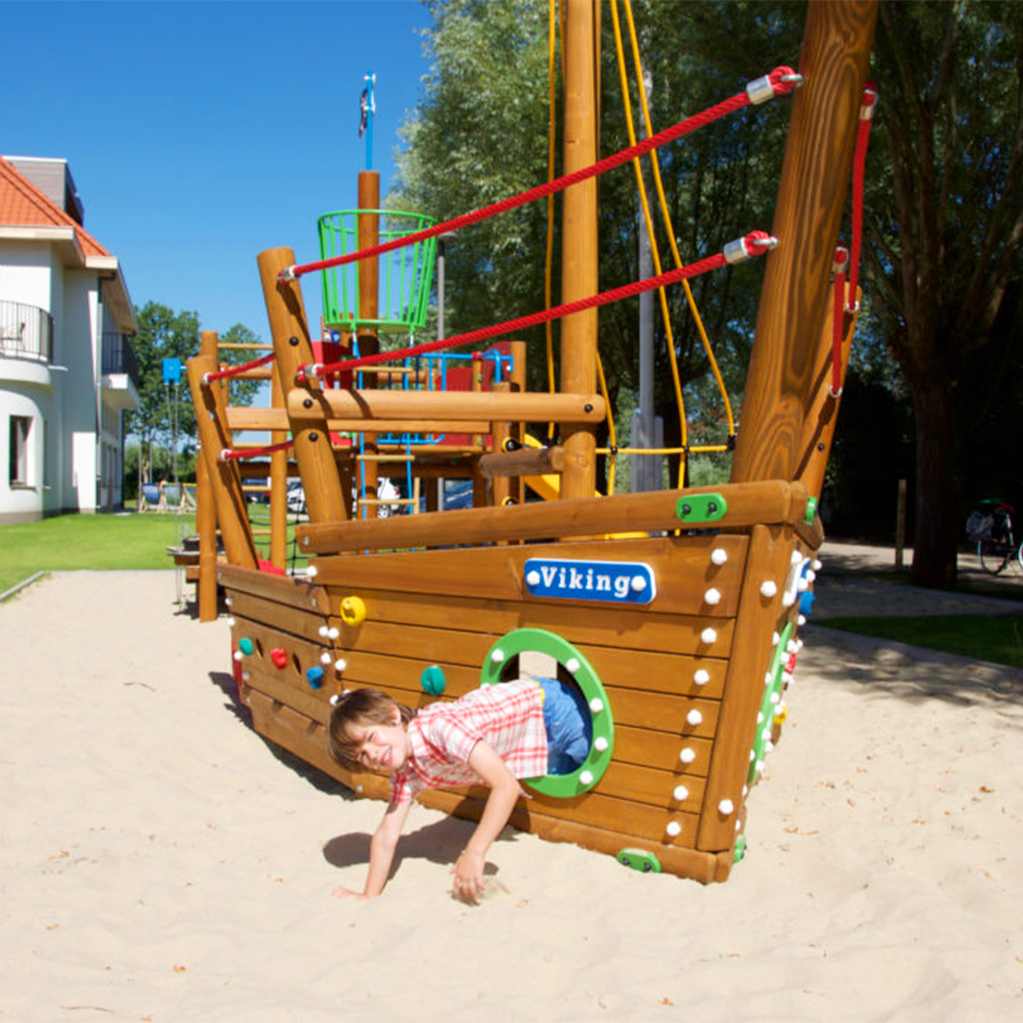 Wikingerschiff Bug + Heck