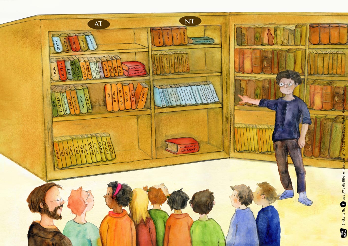 Wie die Bibel entstanden ist. Kamishibai Bildkartenset