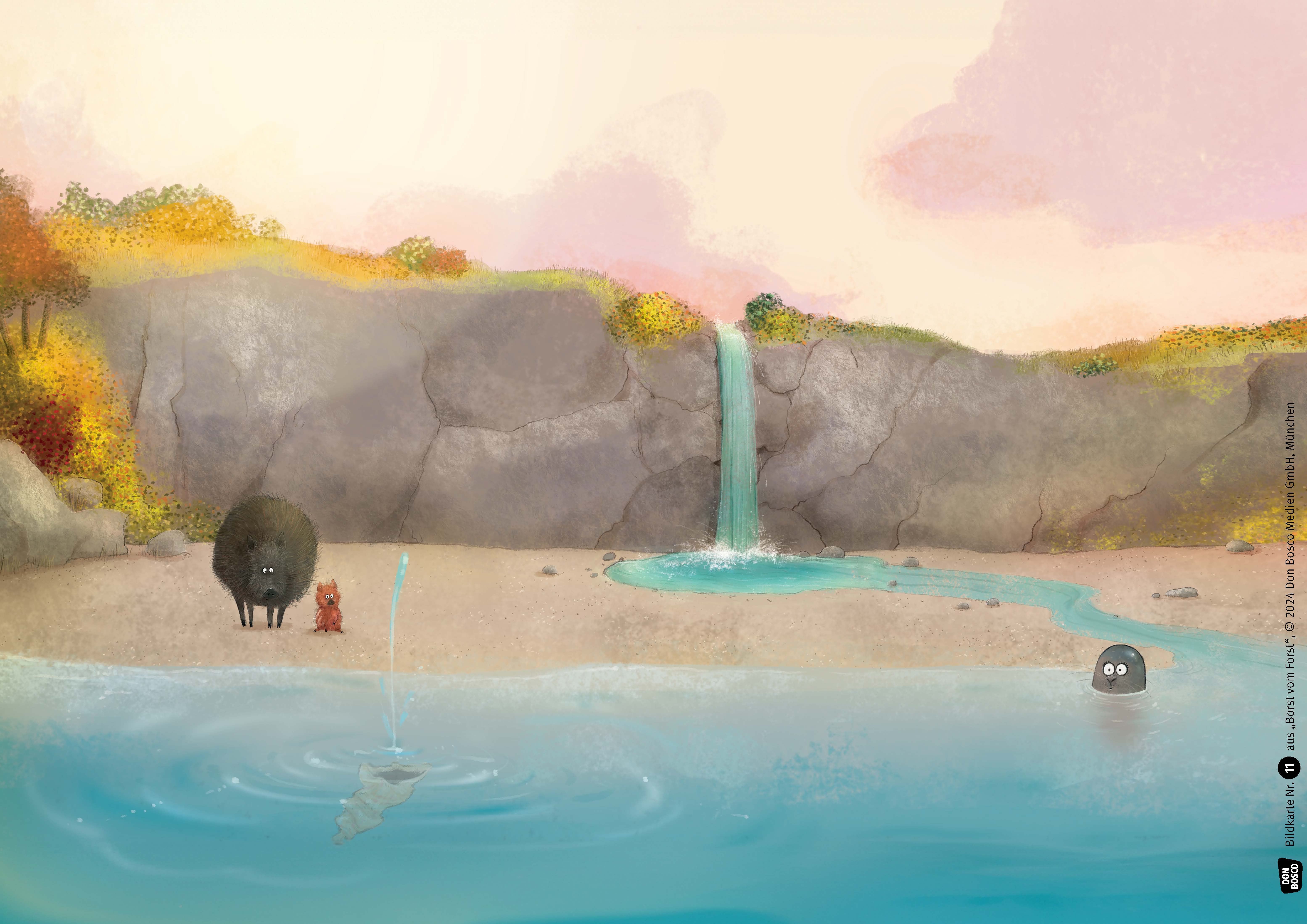 Borst vom Forst. Kamishibai Bildkartenset