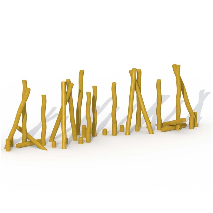 Robinie Pfahlwald mit 35 Pfosten