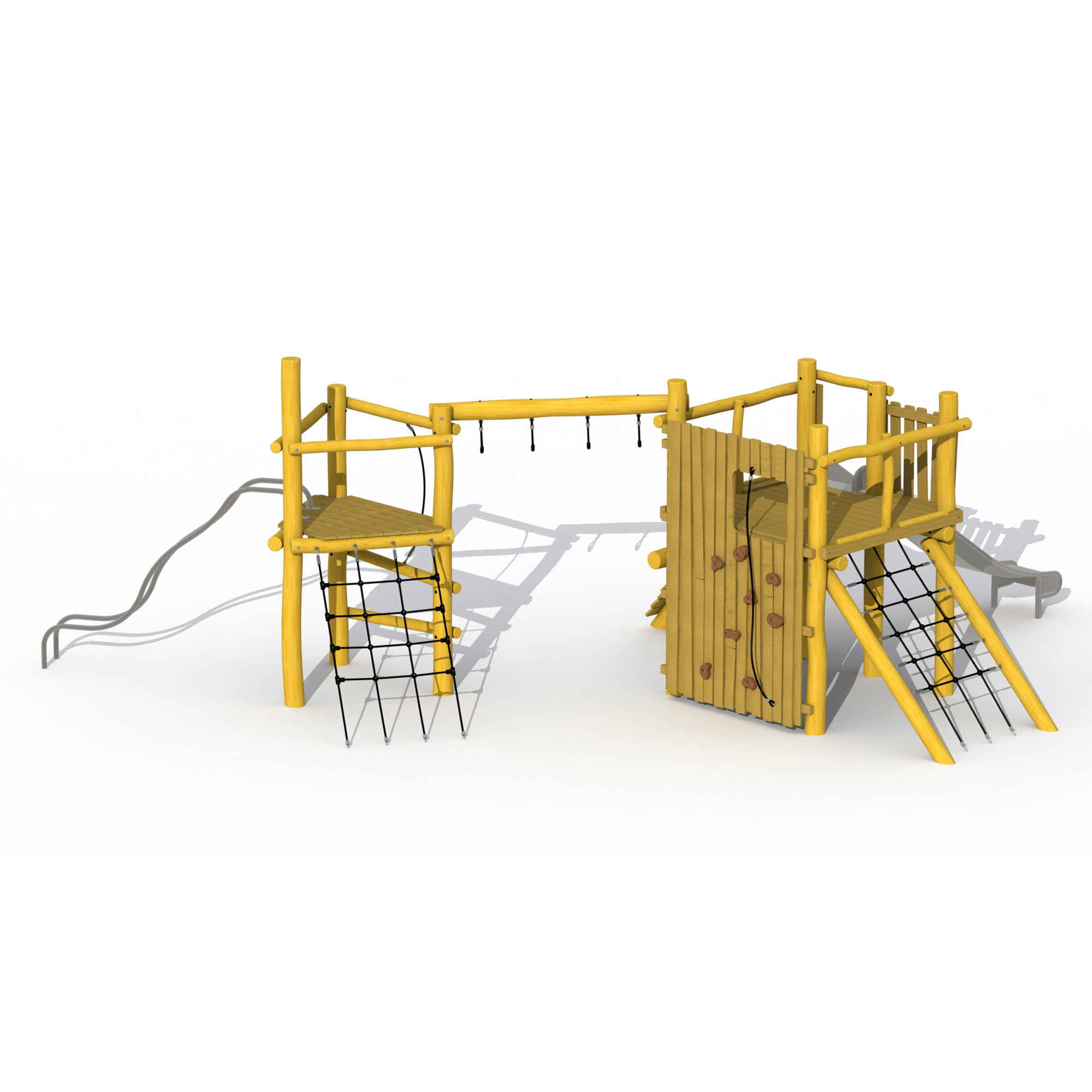 Robinie Zauberturm Kombi mit Hangelschlaufen