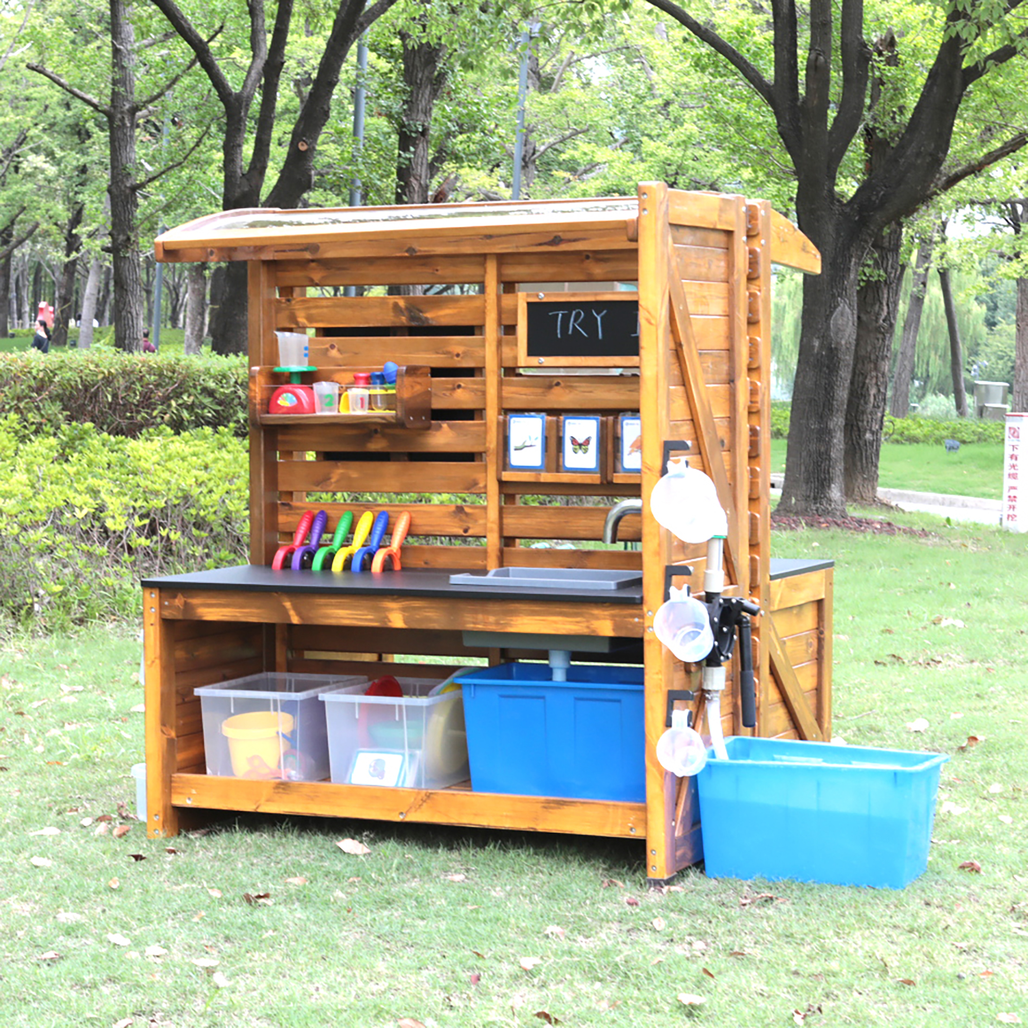 Outdoor-Experimentierstation