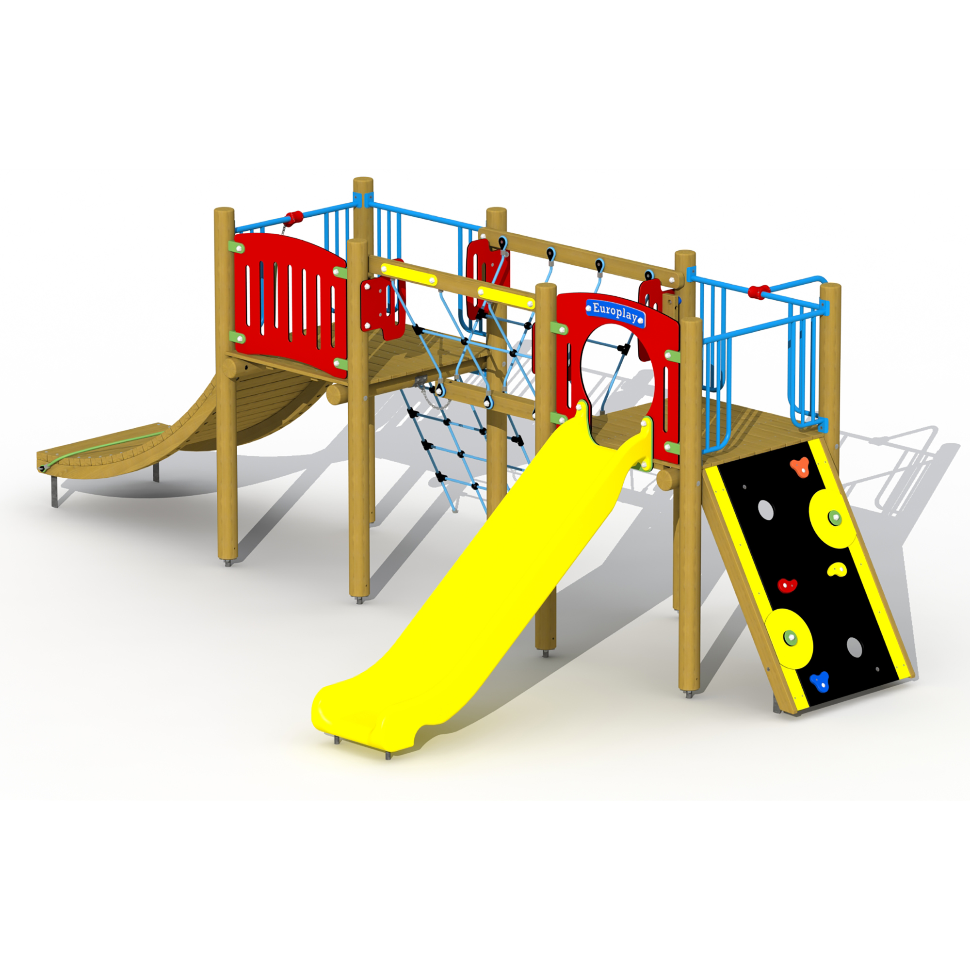 Indianerdorf Kunststoffrutsche Verbindungsnetz